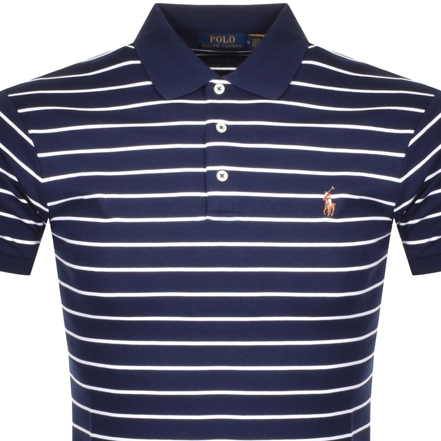 Alternative Image for ProductRalph Lauren Short Sleeved Polo T Shirt Navy2